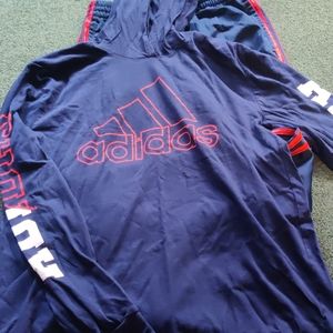 Boys XL Adidas long sleeve hooded shirt